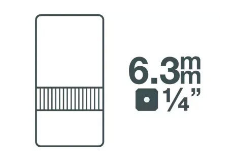 Steckschlüsseleinsätze 6,3 mm (1/4")...