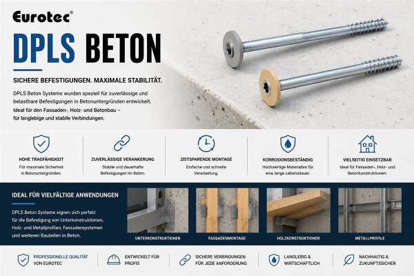 DPLS Beton
DPLS Beton Systeme wurden speziell...