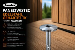 Paneltwistec Edelstahl gehärtet TK