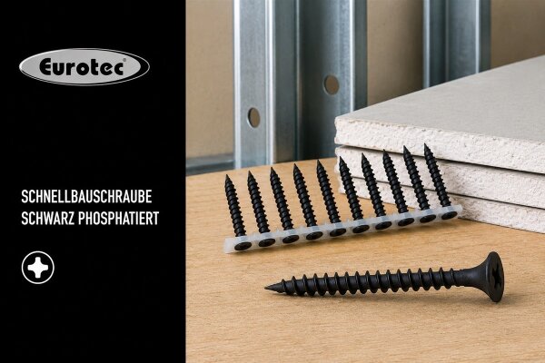 Schnellbauschraube schwarz
