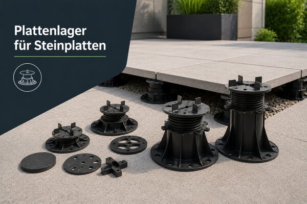 Plattenlager Steinplatten