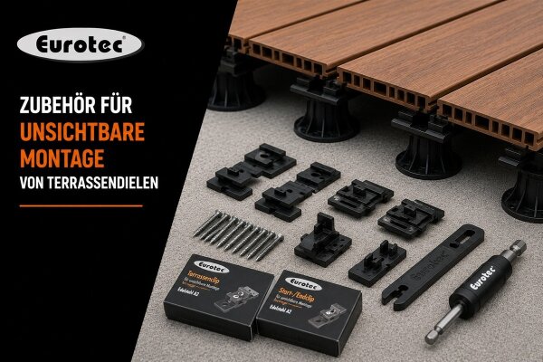Zubehör nicht sichbare Befestigung