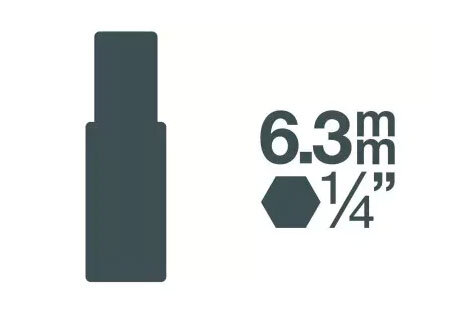Bits 6,3 mm (1/4")
Bits 6,3 mm (1/4") gehören...