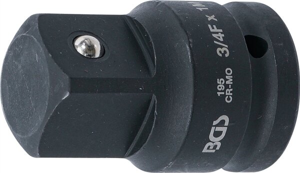 Kraft-Steckschlüssel-Adapter | Innenvierkant 20 mm (3/4") - Außenvierkant 25 mm (1")