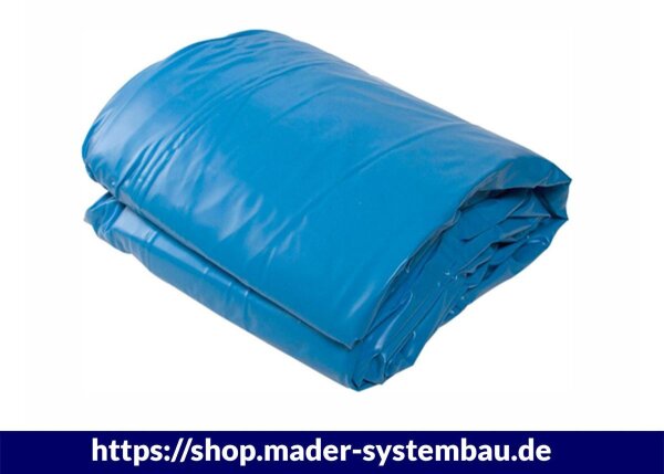OKU Poolfolie rund Ø 3,00 x 0,9 m blau überlappend Folienstärke 0,25 mm Folienhöhe 1,0 m