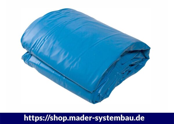 OKU Poolfolie rund Ø 3,50 x 0,9 m blau überlappend Folienstärke 0,4 mm Folienhöhe 1,0 m