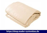 OKU Poolfolie rechteck 8,00 x 4,00 x 1,5 m sand mit...