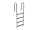 OKU OKU Einstiegsleiter 4-stufig, Edelstahl V4A, enges Modell Holm Ø 42 mm Holme und Stufen aus Edelstahl