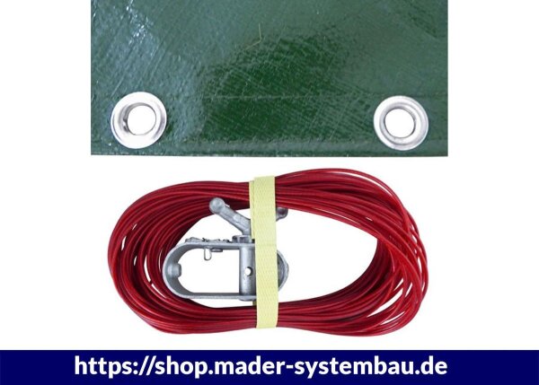 OKU Winterabdeckplanen für Becken Oval 5,40 m x 3,50 m Abdeckungsmaß 6,40 m x 4,50 m