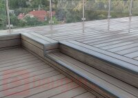 Diele Thermo-WPC 137 sand 25 × 137 × 4880 mm