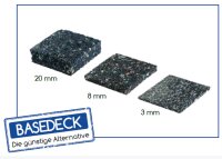 Karle & Rubner Basedeck Gummipad 70x70x8 mm VE: 24 Stk.