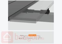 Karle & Rubner Clipper ALU-UK Dielenbreite 120-150...