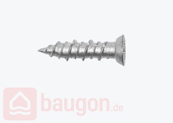 Karle & Rubner Betonschraube silber beschichet 7,5 × 30 mm T30; 50 Stück