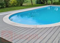 Diele WPC 140 grau 21 × 140 × 5000 mm