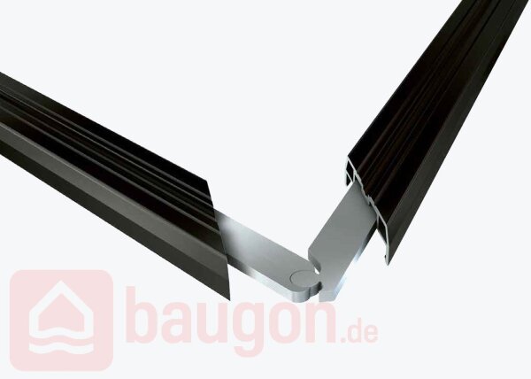 Karle & Rubner Variabler Eckverbinder fürSMART-Isostep-Schienen VE 1 Set..