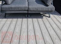 Diele WPC Piazza Pro grau 25 × 140 × 5000 mm