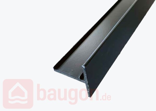 Karle & Rubner Wandfix T-Profil 42,5 × 38 × 4000 mm RAL 9005  1 Stk.
