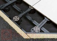 Karle & Rubner Wandfix T-Profil 42,5 × 38 × 4000 mm RAL 9005  1 Stk.