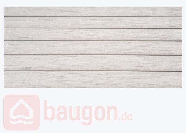 Diele WPC Piazza Pro lichtgrau 25 × 140 × 4000 mm