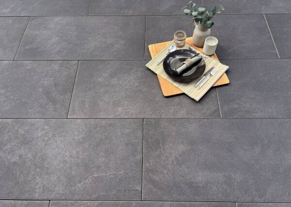 Keramikplatte Impact graphit 446 × 895 × 20 mm