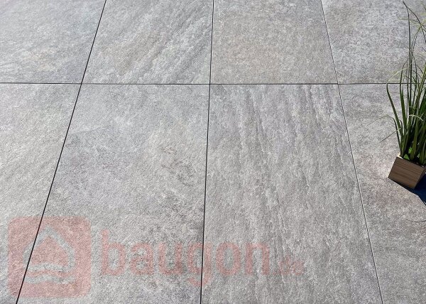 Keramikplatte Athos Rock sky blue 598 x 1198 x 20 mm