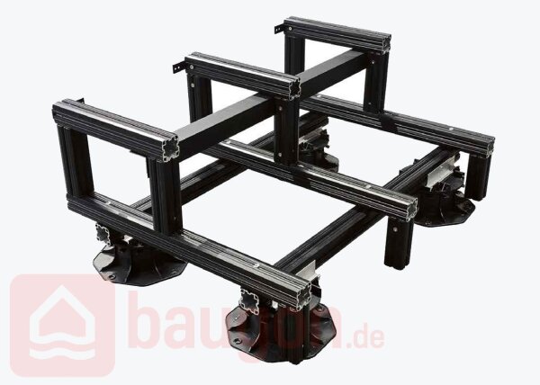 Karle & Rubner VARIO - Systemtreppe; 2-stufig; Dielen