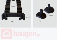 Karle & Rubner Systemleiste Länge 400 mm; VE: 60...