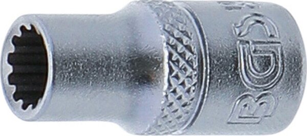 Steckschlüssel-Einsatz Gear Lock | Antrieb Innenvierkant 6,3 mm (1/4") | SW 6 mm
