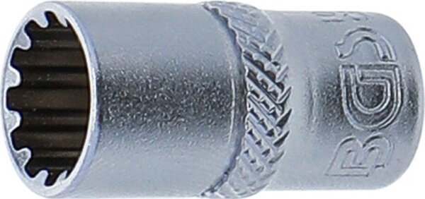 Steckschlüssel-Einsatz Gear Lock | Antrieb Innenvierkant 6,3 mm (1/4") | SW 9 mm