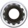 Steckschlüssel-Einsatz Gear Lock, tief | Antrieb Innenvierkant 6,3 mm (1/4") | SW 9 mm