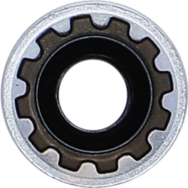 Steckschlüssel-Einsatz Gear Lock, tief | Antrieb Innenvierkant 6,3 mm (1/4") | SW 10 mm