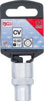 Steckschlüssel-Einsatz Gear Lock | Antrieb Innenvierkant 12,5 mm (1/2") | SW 11 mm