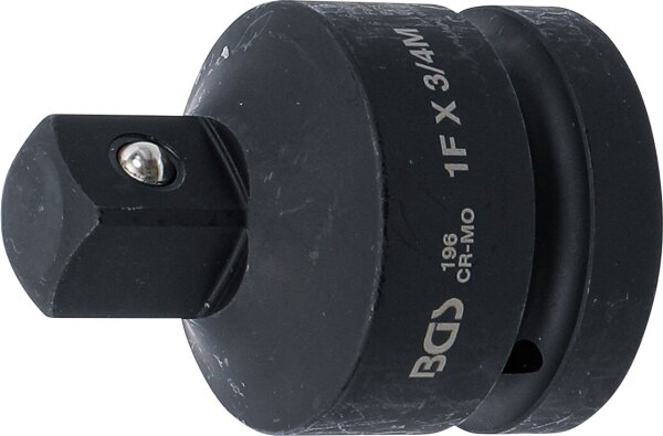 Kraft-Steckschlüssel-Adapter | Innenvierkant 25 mm (1") - Außenvierkant 20 mm (3/4")