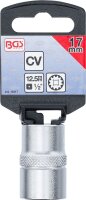Steckschlüssel-Einsatz Gear Lock | Antrieb Innenvierkant 12,5 mm (1/2") | SW 17 mm