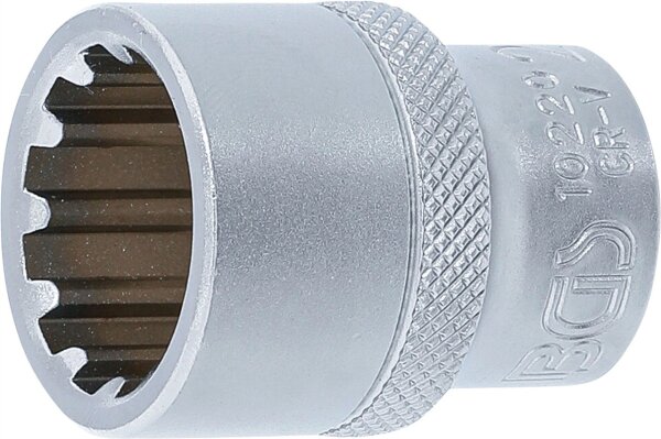 Steckschlüssel-Einsatz Gear Lock | Antrieb Innenvierkant 12,5 mm (1/2") | SW 20 mm