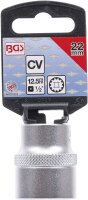 Steckschlüssel-Einsatz Gear Lock | Antrieb Innenvierkant 12,5 mm (1/2") | SW 22 mm