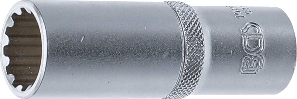 Steckschlüssel-Einsatz Gear Lock, tief | Antrieb Innenvierkant 12,5 mm (1/2") | SW 18 mm