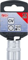 Steckschlüssel-Einsatz Gear Lock | Antrieb Innenvierkant 10 mm (3/8") | SW 15 mm