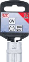 Steckschlüssel-Einsatz Gear Lock | Antrieb Innenvierkant 10 mm (3/8") | SW 17 mm