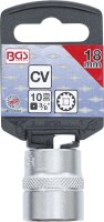 Steckschlüssel-Einsatz Gear Lock | Antrieb Innenvierkant 10 mm (3/8") | SW 18 mm