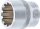 Steckschlüssel-Einsatz Gear Lock | Antrieb Innenvierkant 10 mm (3/8") | SW 19 mm