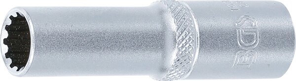 Steckschlüssel-Einsatz Gear Lock, tief | Antrieb Innenvierkant 10 mm (3/8") | SW 10 mm