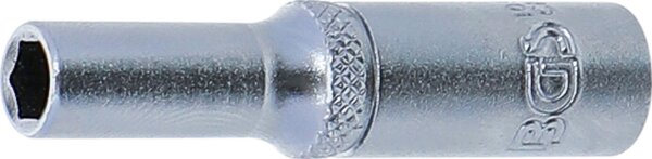 Steckschlüssel-Einsatz Sechskant, tief | Antrieb Innenvierkant 6,3 mm (1/4") | SW 5,5 mm