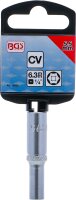 Steckschlüssel-Einsatz Sechskant, tief | Antrieb Innenvierkant 6,3 mm (1/4") | SW 5,5 mm
