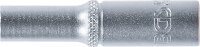 Steckschlüssel-Einsatz Sechskant, tief | Antrieb Innenvierkant 6,3 mm (1/4") | SW 6 mm