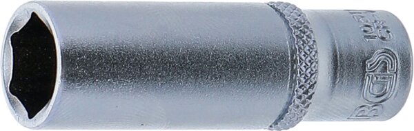 Steckschlüssel-Einsatz Sechskant, tief | Antrieb Innenvierkant 6,3 mm (1/4") | SW 11 mm