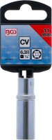 Steckschlüssel-Einsatz Sechskant, tief | Antrieb Innenvierkant 6,3 mm (1/4") | SW 11 mm