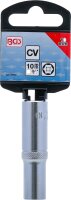 Steckschlüssel-Einsatz Sechskant, tief | Antrieb Innenvierkant 10 mm (3/8") | SW 10 mm