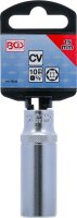 Steckschlüssel-Einsatz Sechskant, tief | Antrieb Innenvierkant 10 mm (3/8") | SW 15 mm
