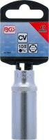 Steckschlüssel-Einsatz Sechskant, tief | Antrieb Innenvierkant 10 mm (3/8") | SW 17 mm
